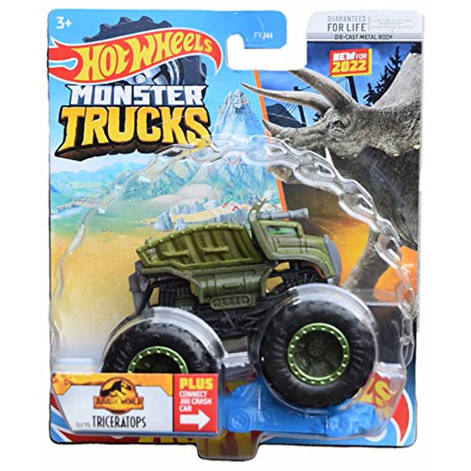 Hot Wheels Monster Trucks Jurassic World Triceratops (Green)