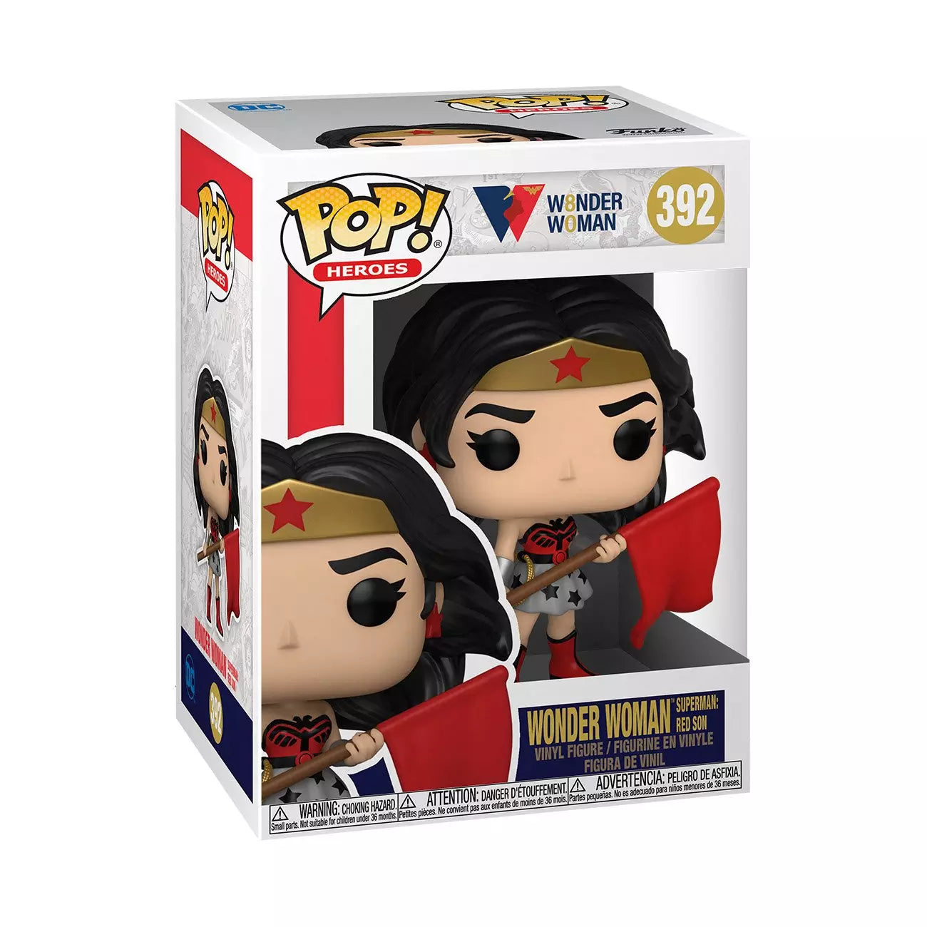 Funko POP! Heroes: Wonder Woman 80th Anniversary Superman Red Son