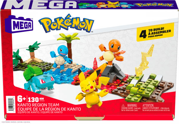 Mega Construx Pokemon Kanto Region Team