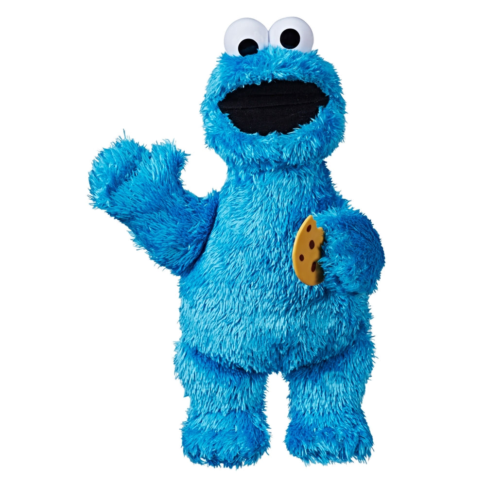 Sesame Street Feed Me Cookie Monster Plush: Interactive 13 Inch Cookie Monster for Kids 18 Months Old and Up