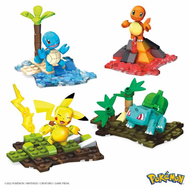 Mega Construx Pokemon Kanto Region Team